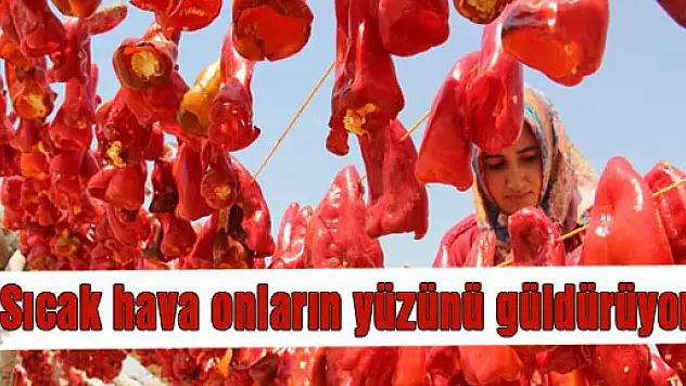 Sıcak hava en çok onların yüzünü güldürüyor