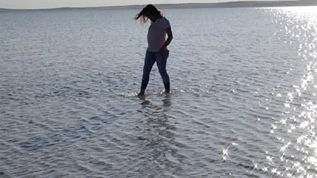 Tuz Gölü'nde yürüme turizmi