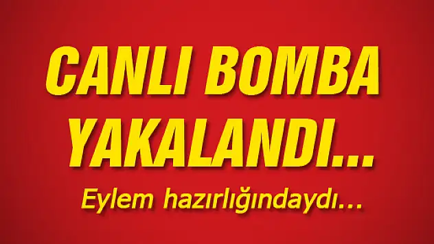 Diyarbakır'da eylem hazırlığında olan canlı bomba yakalandı