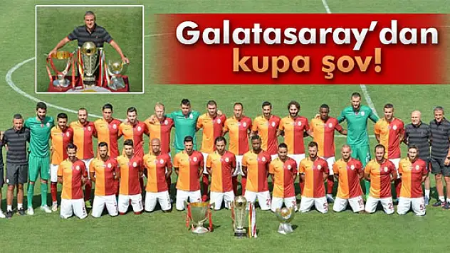 Galatasaray, 3 kupa ile poz verdi
