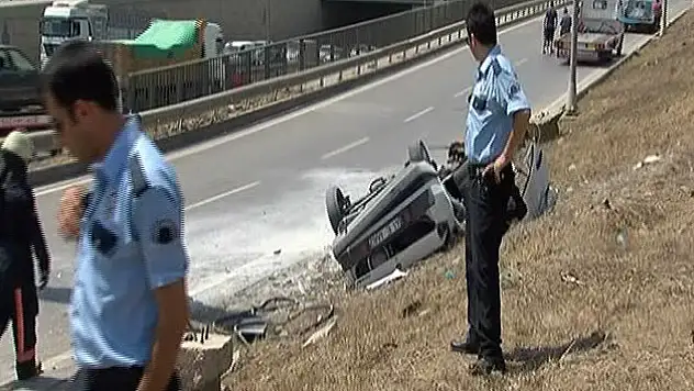 Çekmeköy Şile otoyolunda kaza: 1 ölü, 3 yaralı