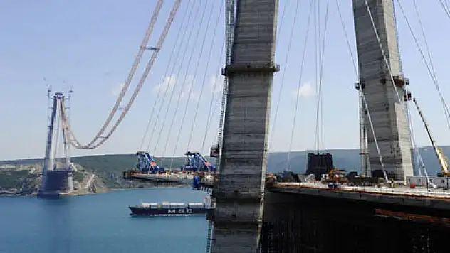 3. köprünün son hali böyle görüntülendi