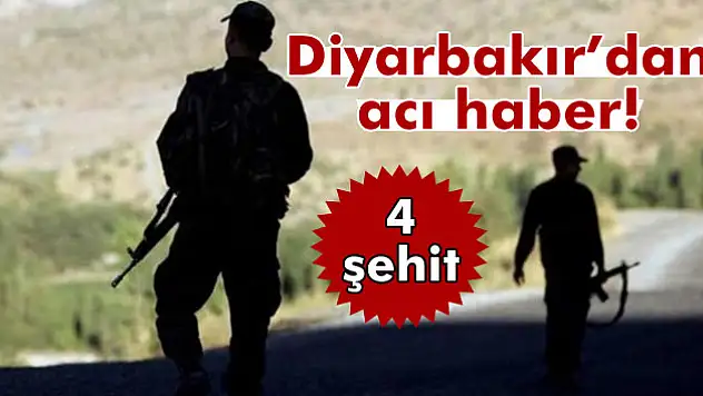 Diyarbakır'da şehit sayısı 4'e yükseldi