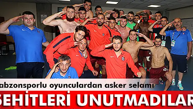 Trabzonspor şehitleri unutmadı