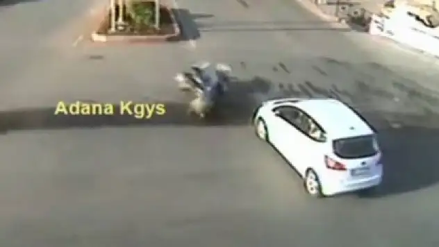Motosiklet kazaları kamerada