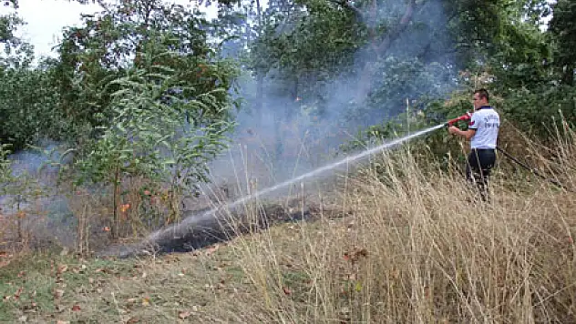 Ot Yangını İtfaiye Tarafından Söndürüldü