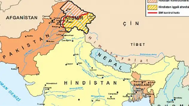 Hindistan ve Pakistan sınırında çatışma:2 ölü