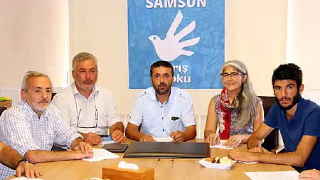 Samsun'da 'Barış Bloku' Kuruldu
