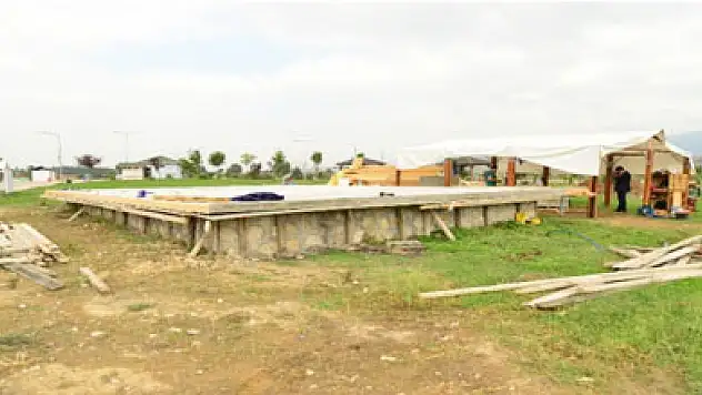 Park Vadi'ye Ahşap Mescit