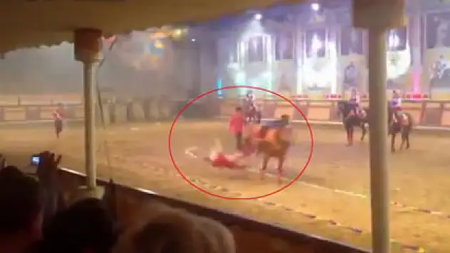 At, kadın akrobatı öldürdü