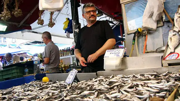 Pazarda hamsi bereketi