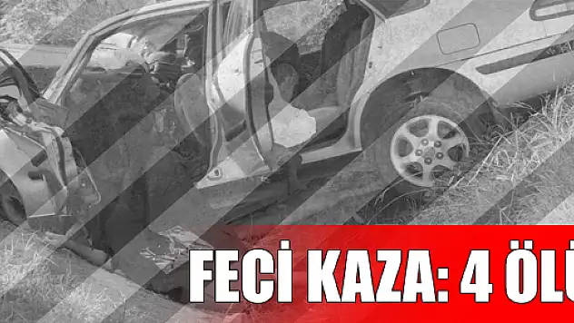  FATSA'DA FECİ KAZA: 4 ÖLÜ