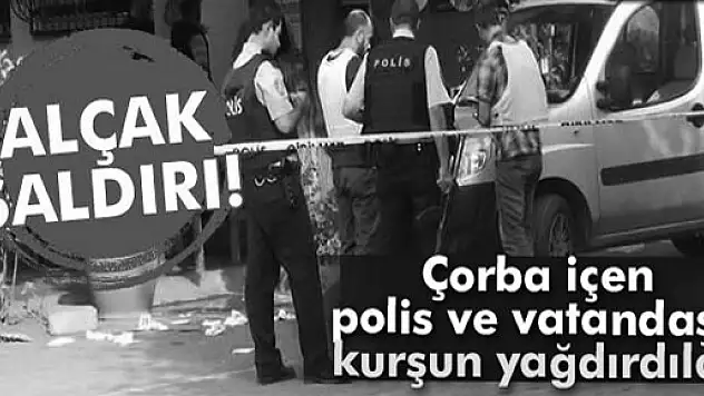 Çorbacıdaki polislere saldırı: 3 polis yaralandı, 1 sivil öldü
