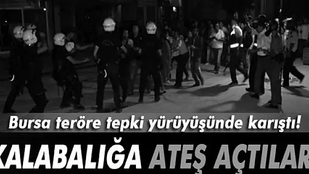 Teröre tepki yürüyüşünde kalabalığa ateş açıldı: 8 yaralı!