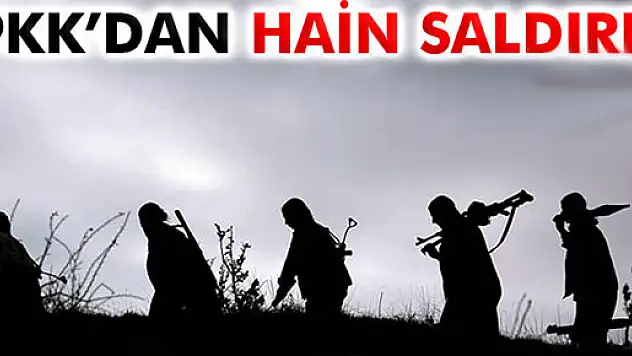 PKK'dan hain saldırı!