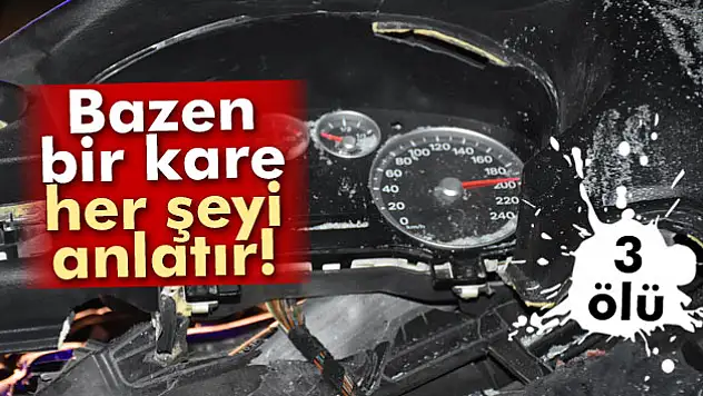 Alkol ve aşırı hız felaketle sonuçlandı: 3 ölü!