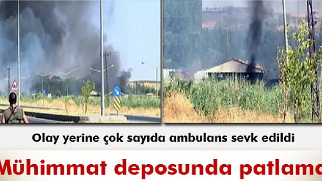 Mühimmat deposunda patlama