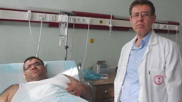 Hastalarıyla birlikte kilo verdi