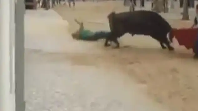 Boğanın boynuz darbeleri öldürdü