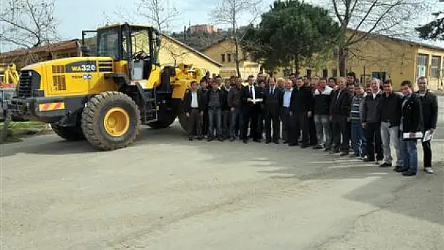 İş Makinesi Operatörlerine uygulamalı eğitim