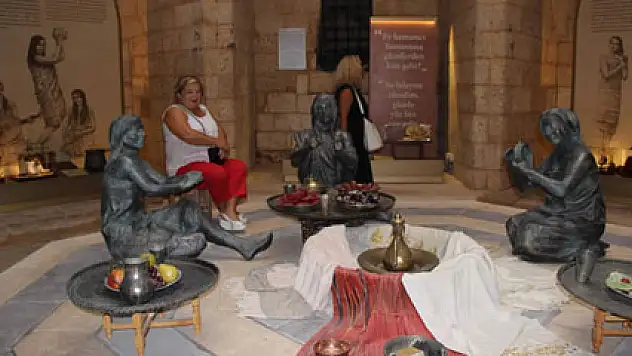 Müzede hamam sefası