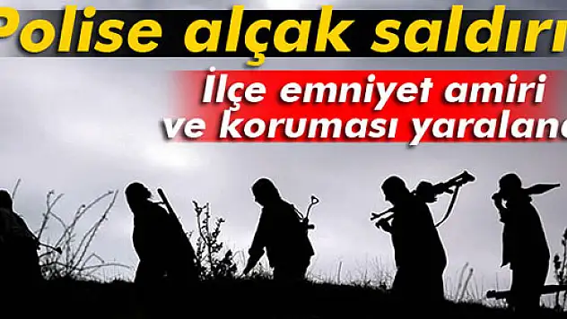 Tunceli'de polise saldırı: İlçe emniyet amiri ve koruması yaralandı