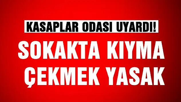 Samsun Kasaplar Odası Uyardı: Sokakta Kıyma Çekmek Yasak