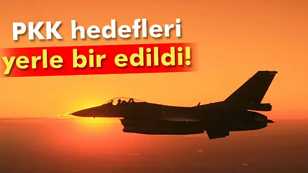 TSK Kuzey Irak'ta 11 PKK hedefi vurdu