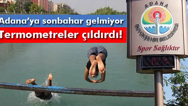 Adana'da termometreler 43 dereceyi gösterdi