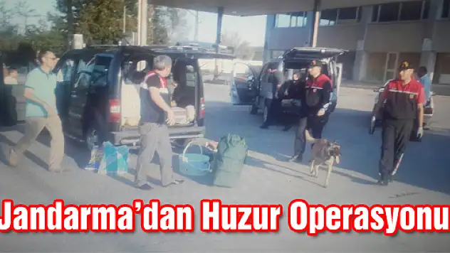 Jandarma'dan Huzur Operasyonu