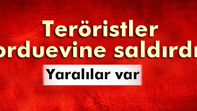 Orduevi önünde askeri araca saldırı: 5 yaralı
