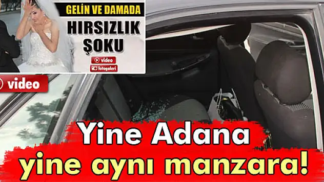 Nişanlı çifte hırsız şoku