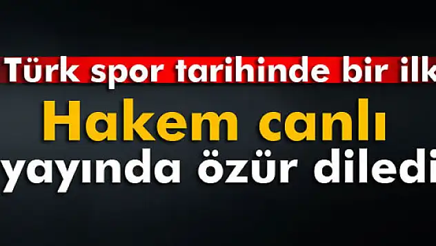 Deniz Çoban maç sonrası özür diledi