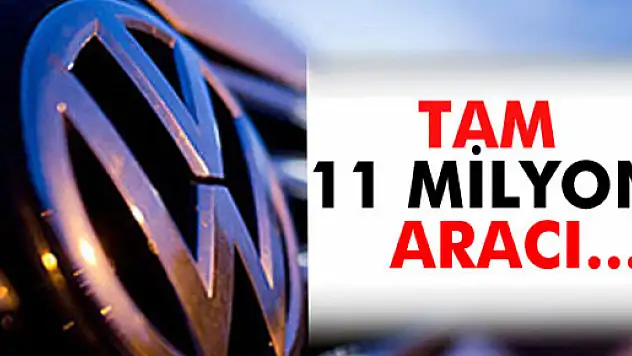 Volkswagen 11 milyon aracı geri çağıracak