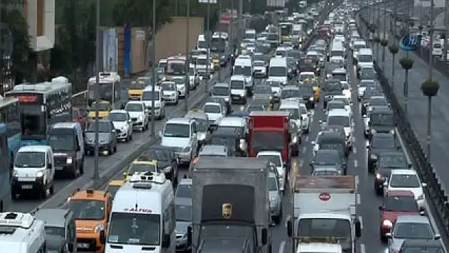 İstanbul'da 'yağmur' trafiği