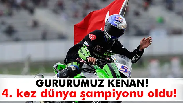 Kenan Sofuoğlu Dünya Şampiyonu Oldu!