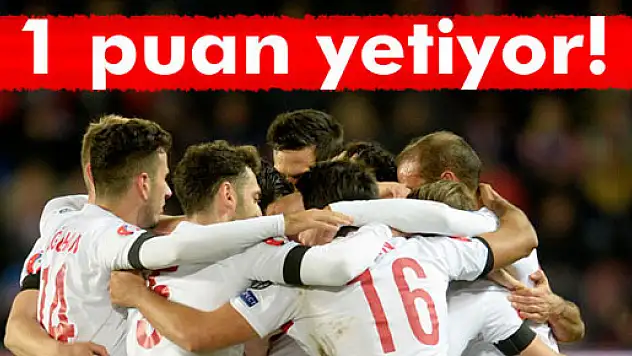 Millilere play-off için 1 puan yetiyor