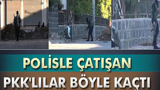 PKK'lılar böyle kaçtı