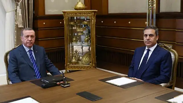 Cumhurbaşkanı MİT Müsteşarıyla görüştü