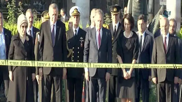 Cumhurbaşkanı Erdoğan patlama bölgesinde