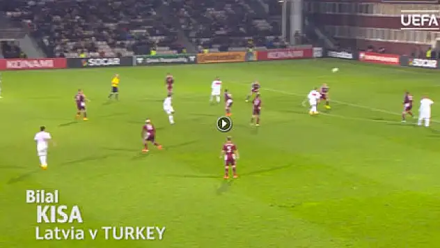 Bilal'in golü UEFA listesinde