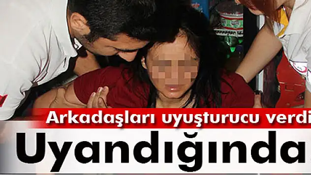 Arkadaşlarının uyuşturucu verdiği genç kız bakkala sığındı