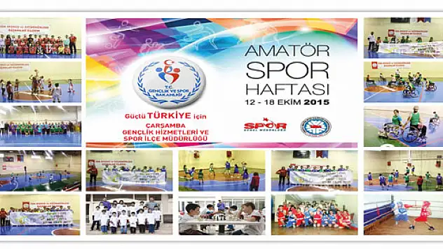 Çarşamba'da Amatör Spor Haftası etkinlikleri