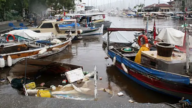 Marmaris'te metrekareye 237 kilo yağış düştü