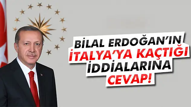 Erdoğan'dan esprili 'Bilal Erdoğan' cevabı