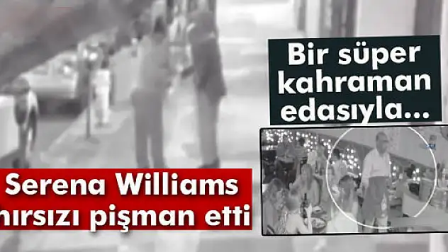 Ünlü tenisçi Williams, hırsızdan telefonunu böyle aldı