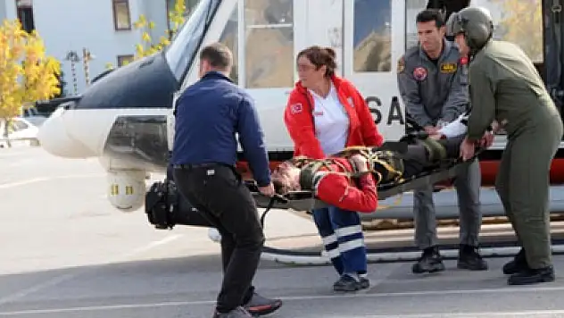 Milli atlet 20 saat mahsur kaldı