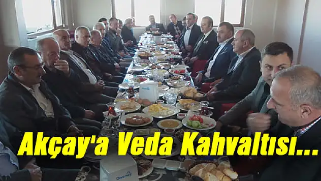 Akçay'a Veda Kahvaltısı...
