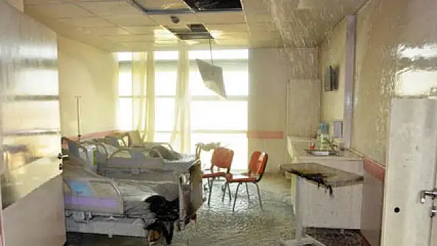 Hastanede yangın paniği