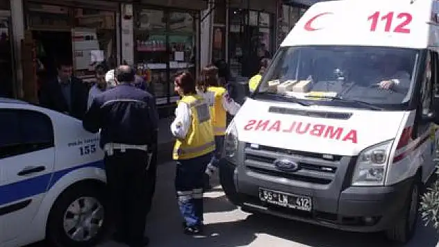 Trafik kazasında PTT görevlisi yaralandı